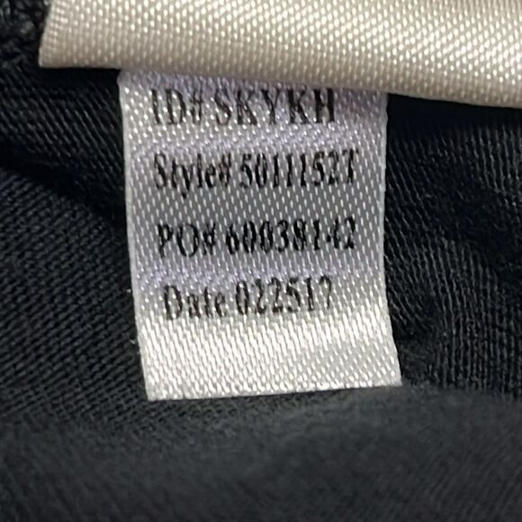 Kate Spade Black and Cream Peplum Tank Shell with Keyhole and Back Bow- Medium - Picture 12 of 12